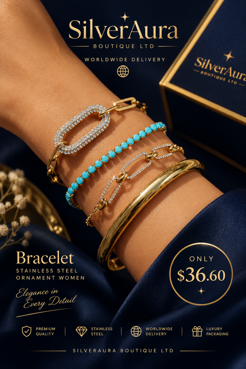 Bracelet Stainless Steel Ornament Women