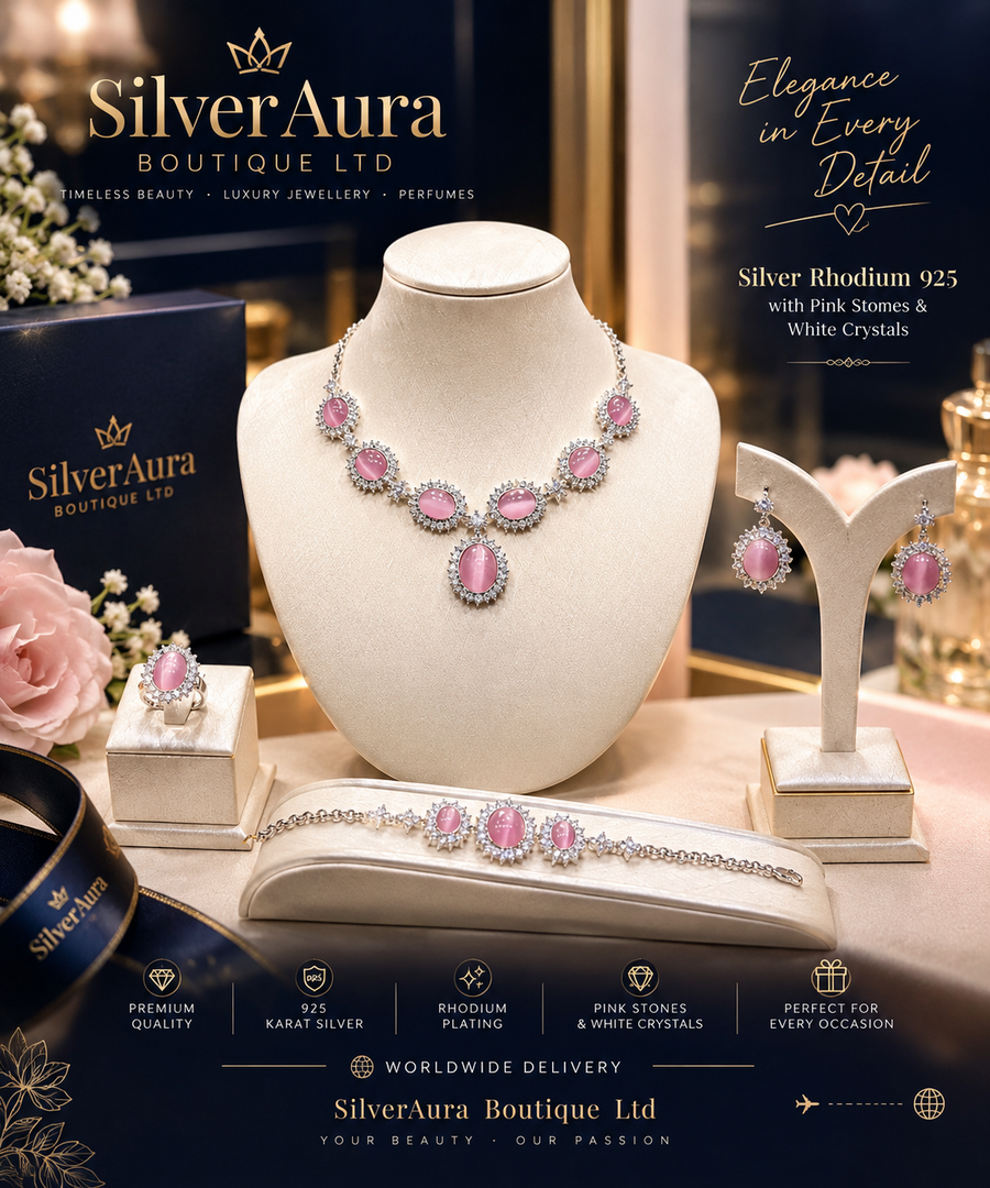 ✨ Pink Elegance Collection | SilverAura Boutique Ltd ✨